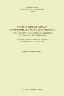 Image for Ad fines imperii Romani anno bismillesimo cladis Varianae