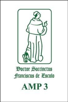 Image for Francisci de Marchia—Quaestiones in secundum librum sententiarum (Reportatio)