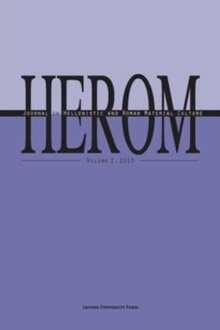 Image for HEROM : Journal on Hellenistic and Roman Material Culture