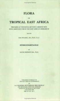 Image for Flora of Tropical East Africa - Hydrocharitaceae (1989)