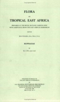 Image for Flora of Tropical East Africa - Ruppiaceae (1989)