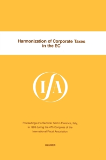 Image for Harmonization of Corporate Taxes in the Ec
