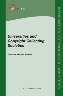 Image for Universities and Copyright Collecting Societies