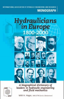 Image for Hydraulicians in Europe 1800-2000