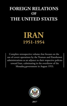 Image for Foreign Relations of the United States - Iran, 1951-1954