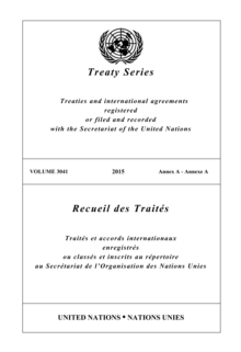 Image for Treaty Series 3041/Recueil Des Traites 3041