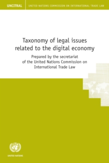 Image for Taxonomy of legal issues related to the digital economy