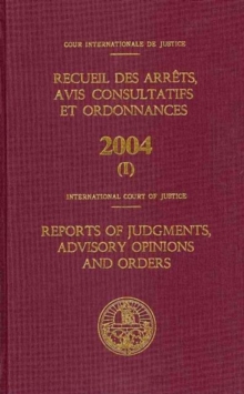 Reports of Judgments, Advisory Opinions and Orders
