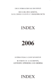 Reports of Judgments, Advisory Opinions and Orders