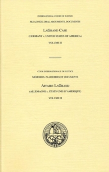 Image for Germany v. United States of America : Vol. 2