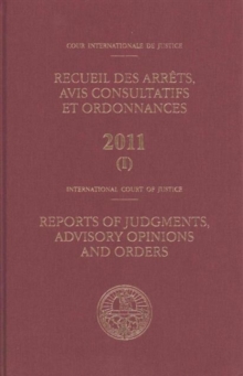 Reports of judgments, advisory opinions and orders 2011