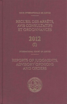 Reports of judgments, advisory opinions and orders 2012