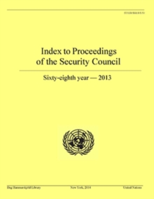 Index to proceedings of the Security Council