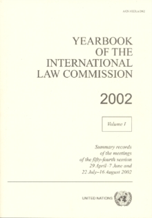 Image for Yearbook of the International Law Commission : Volume 1, 2002