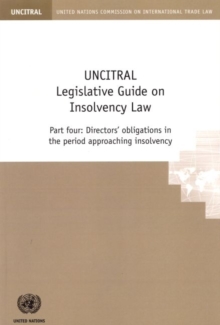 Image for UNCITRAL legislative guide on insolvency law : Part four: Directors' obligations in the period approaching insolvency