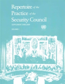 Repertoire of the practice of the Security Council