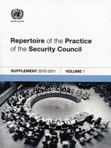 Image for Repertoire of the Practice of the Security Council: Supplement 2010-2011