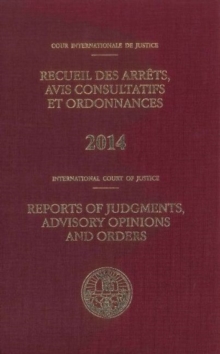 Reports of judgments, advisory opinions and orders 2014