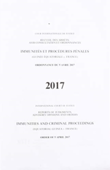 Immunities and criminal proceedings
