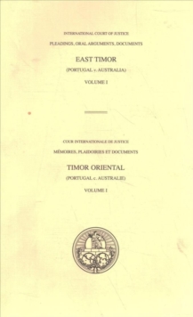 Image for Case concerning East Timor : (Portugal v. Australia)