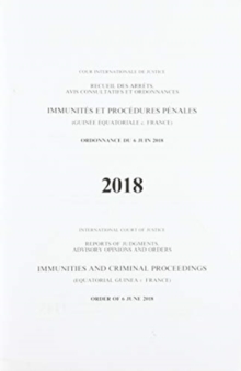 Immunities and criminal proceedings