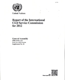 Report of the International Civil Service Commission for the Year 2012