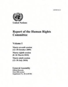 Report of the Human Rights Committee