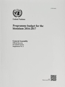 Programme budget for the biennium 2016-2017
