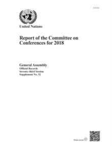 Report of the Committee on Conferences for 2018