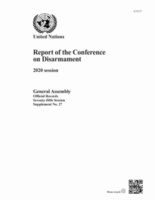 Image for Report of the Conference on Disarmament : 2020 session