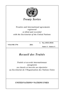 Treaty Series 2794 (English/French Edition)