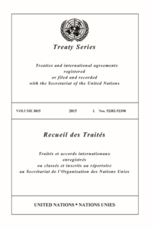Image for Treaty Series 3015 (English/French Edition)