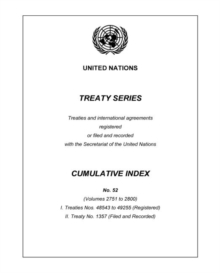 Treaty Series Cumulative Index Number 52