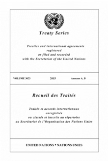 Image for Treaty Series 3023 (English/French Edition)