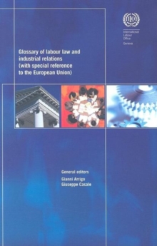 Image for Glossary of labour law and industrial relations (with special reference to the European Union)