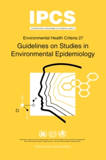 Image for Guidelines on Studies in Environmental Epidemiology