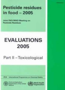 Image for Pesticide residues in food - 2005