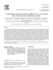 Multilingual Soil Profile Database (Fao Land and Water Digital Media)