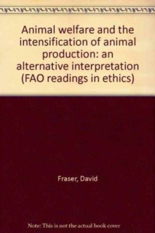 Animal welfare and the intensification of animal production