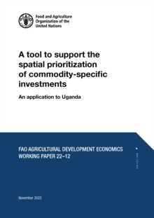 Image for A tool to support the spatial prioritization of commodity-specific investments