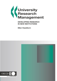 Image for University Research Management: Developing Research in New Institutions.