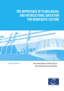 Image for importance of plurilingual and intercultural education for democratic culture