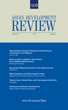 Image for Asian Development Review: Volume 28, Number 1, 2011
