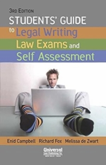 Image for Students' Guide to Legal Writing Law Exams and Self Assessment