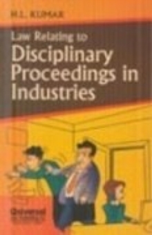 Image for Law Relating to Disciplinary Proceedings in Industries