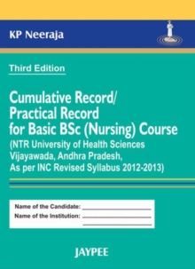 Image for Cumulative Record/Practical Record for Basic B.Sc. (Nursing) Course