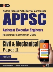 Image for APPSC (Assistant Executive Engineers) Civil & Mechanical Engineering (Common) Paper II Includes 2 Mock Tests
