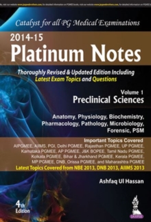 Platinum Notes : Preclinical Sciences