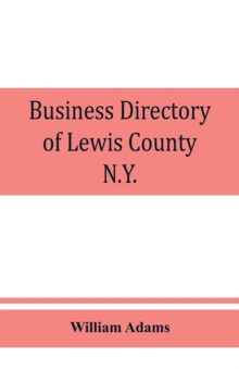 Image for Business directory of Lewis County, N.Y.
