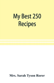 Image for My best 250 recipes